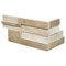 Msi Rockmount Casa Blend 3D Ledger Panel 6 In. X 18 In. Honed Natural Travertine Wall Tile, 4PK ZOR-PNL-0080 - alternate 2